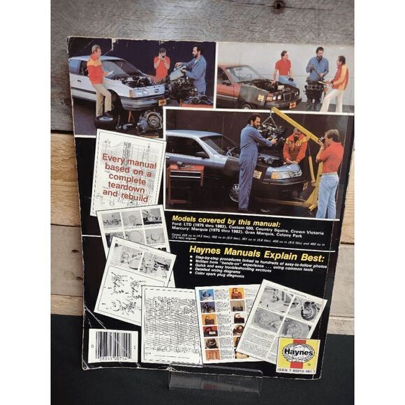 Haynes Repair Manual 36036 (754) Ford & Mercury Full Size Model 1975-1987 V8 - Picture 2 of 2